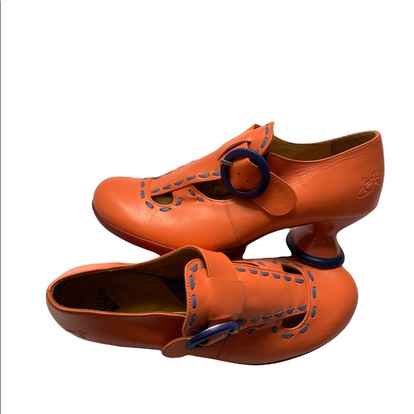 John Fluevog Enneagram Enthusiast vintage style t-strap heel SOLD - Picture 3 of 7